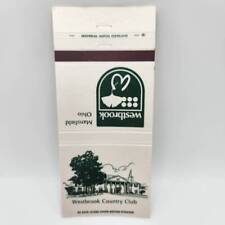 Vintage Matchbook Westbrook Country Club Mansfield Ohio Golf Course picture