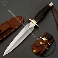 Custom Made Hand Forged 5160 Spring Steel Randall Dagger Replica W/Micarta Grip picture