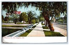 Los Angeles California Postcard Figueroa St. Exterior View c1910 Vintage Antique picture