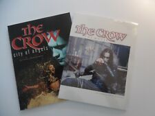 CROW THE MOVIE- CITY OF ANGELS - 2 BOOK LOT -  BRANDON LEE KITCHEN SINK picture