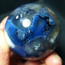 Rare 235.8g Beautiful Polished Colorful Banded Agate Crystal Ball Healing  A3609 picture