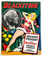 vtg 1930s Blackstone the Magician Souvenir Program Secrets of Magic COMPLETE picture
