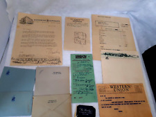 1944 Lot of 11 Vintage Wedding Navy Military Paper Letter, Memorandum, Sope picture