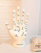 Ebros Psychic Fortune Teller Chirology Palmistry Hand Palm Figurine (White) picture