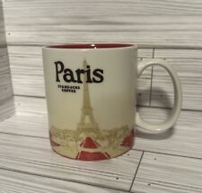 Starbucks Collector Series Global Icon Paris Coffee Mug Cup 16 oz 2011 Red picture