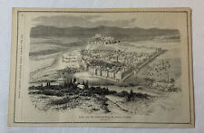 1878 magazine engraving ~ KARS AND ITS FORTIFICATIONS IN ASIATIC TURKEY picture
