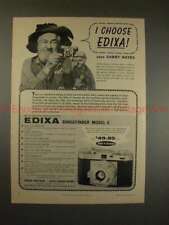 1956 Edixa Rangefinder Model C Camera Ad - Gabby Hayes picture