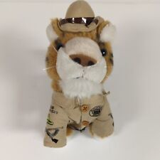 Raffles Hotel Bar and Billiard Room Singapore Tiger Plush in Hunting Outfit Rare picture