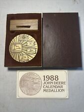 1988 John Deere Calendar Medallion  With Box   picture