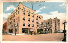 Santa Rita Hotel, Tucson, Arizona, Edward Olson, Boeres Company, Postcard picture