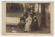 Antique Circa 1880s Cabinet Card Five Beautiful Women Outside McConnelsville, OH picture