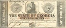 State of Georgia $5 - Obsolete Banknote - Paper Money - Paper Money - US - Obsol picture