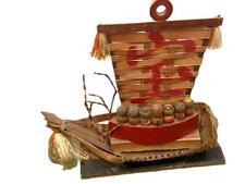 7 Lucky Gods Japanese Vtg Treasure Ship Buddhist New Year Takarabune Asian Mini picture