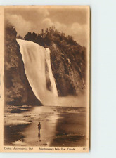 Postcard - Montgomery Falls Quebec Canada - Posted 1937 picture