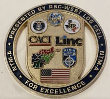 NTM-A (Nato Training Mission -Afghanistan) RSC-West Log Cell Challenge Coin picture