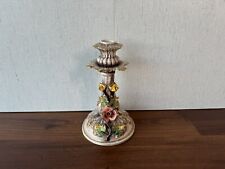 Capodimonte Candle holder with 24k Gold. Made in Italy. Vintage picture