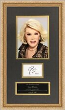 Joan Rivers (The Tonight Sjow/Comedienne) signed custom framed display-JSA picture