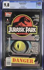 JURASSIC PARK #1 CGC 9.8 VARIANT WHITE PAGES NEWSSTAND EDITION picture