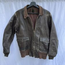 WWII US Navy M-422a Leather Flight Jacket Customized picture