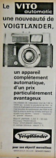 1962 VOIGTLANDER LE VITO AUTOMATIC PRESS ADVERTISEMENT - ADVERTISING picture