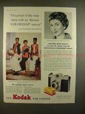 1957 Kodak Bantam Camera Ad w/ Jacqueline Mackenzie picture