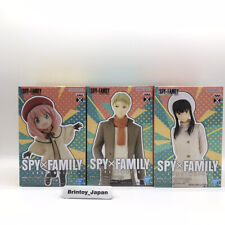 Spy x Family Loid Yor Anya Forger Figure Set of 3 DXF The Move CODE: White Japan picture