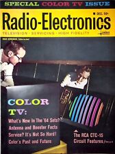 THE RCA CTC-15 CIRCUIT FEATURES, RADIO - ELECTRONICS  MAGAZINE, DECEMBER 1963  picture