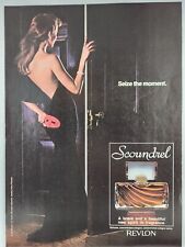 1981 Revlon Scoundrel Perfume Sexy Lady Vintage Print Ad Man Cave Poster Art 80s picture
