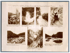 Vintage Effects of Running Water Print. 6 photos 3 x 5 cm; 1 photo 4 x 6 cm. Be picture