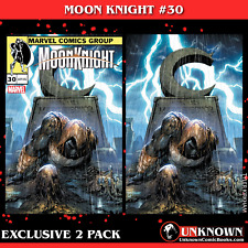 [2 PACK] MOON KNIGHT #30 UNKNOWN COMICS TYLER KIRKHAM EXCLUSIVE VAR (12/13/2023) picture
