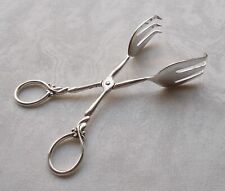 Rare Danish Design Big Pastry Tongs From 835er Silver From Wilkens & Pressure picture