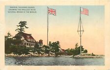 Zavikon Thousand Islands New York Smallest Bridge to Canada Postcard picture