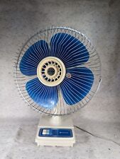 Vintage Toshiba 16 Inch Fan With Blue See Thru Blades Hard To Find, Tested Works picture