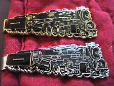 Railroad Locomotive NPR 759 Tie Clip Clasp Set of 2 NEW picture