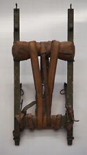 VINTAGE 1940'S SWISS ARMY WOODEN FRAME BACKPACK picture