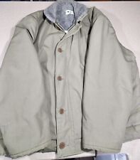 Vintage N-1 Deck Jacket Size XL ~ US Navy~ Corinth Zipper ~ Amazing Condition picture