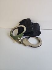 Vintage The Peerless Handcuff Co. Springfield Antique Original W/key And Case picture