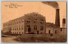 Beloit Wisconsin WI Racine Feet Knitting & Company Smoke Stack Postcard 1910 picture