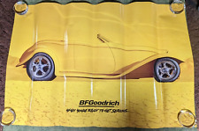 BFGOODRICH SIGN - SMOOTHSTER Poster yellow muscle car 1995 hot rod GAS & OIL picture
