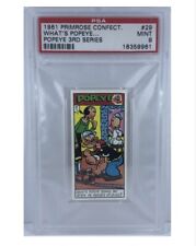 1961 Primrose Confectionery #29 Popeye 3rd Series - PSA 9 picture