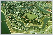 Virginia - Aerial View of Fort Monroe - Old Point Comfort - Vintage Postcard picture