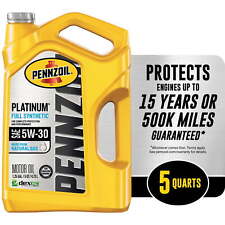 Pennzoil Platinum Full Synthetic 5W-30 Motor Oil, 5-Quart picture