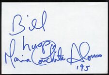Maria Conchita Alonso signed autograph auto 4x5 Cut Actress Miss World Venezuela picture