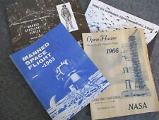 NASA APOLLO MANNED SPACE FLIGHT ILLUSTRATED BOOKS + 1966 SPACE DAY OPEN HOUSE++ picture