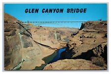 Page AZ Arizona Glen Canyon Bridge Colorado River Petley Studios Chrome Postcard picture