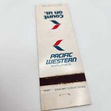 Vintage Matchbook Pacific Western Airlines picture