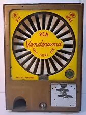 Vintage Vendorama Coin Op 10¢ Ballpoint Pen Vending Machine With Key Functions picture
