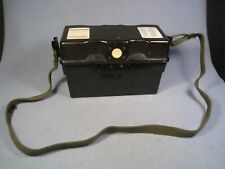 Vintage 1960 German Military Field Telephone with Bakelite Case DFG Co. picture