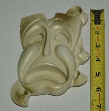 Vintage 1973 Miller Studio Inc TRAGEDY Acting Chalkware Face Wall Hanging Rare picture