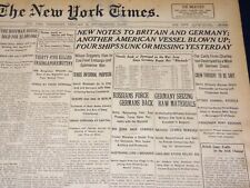 1915 FEBRUARY 24 NEW YORK TIMES - NEW NOTES TO BRITAIN AND GERMANY - NT 7775 picture